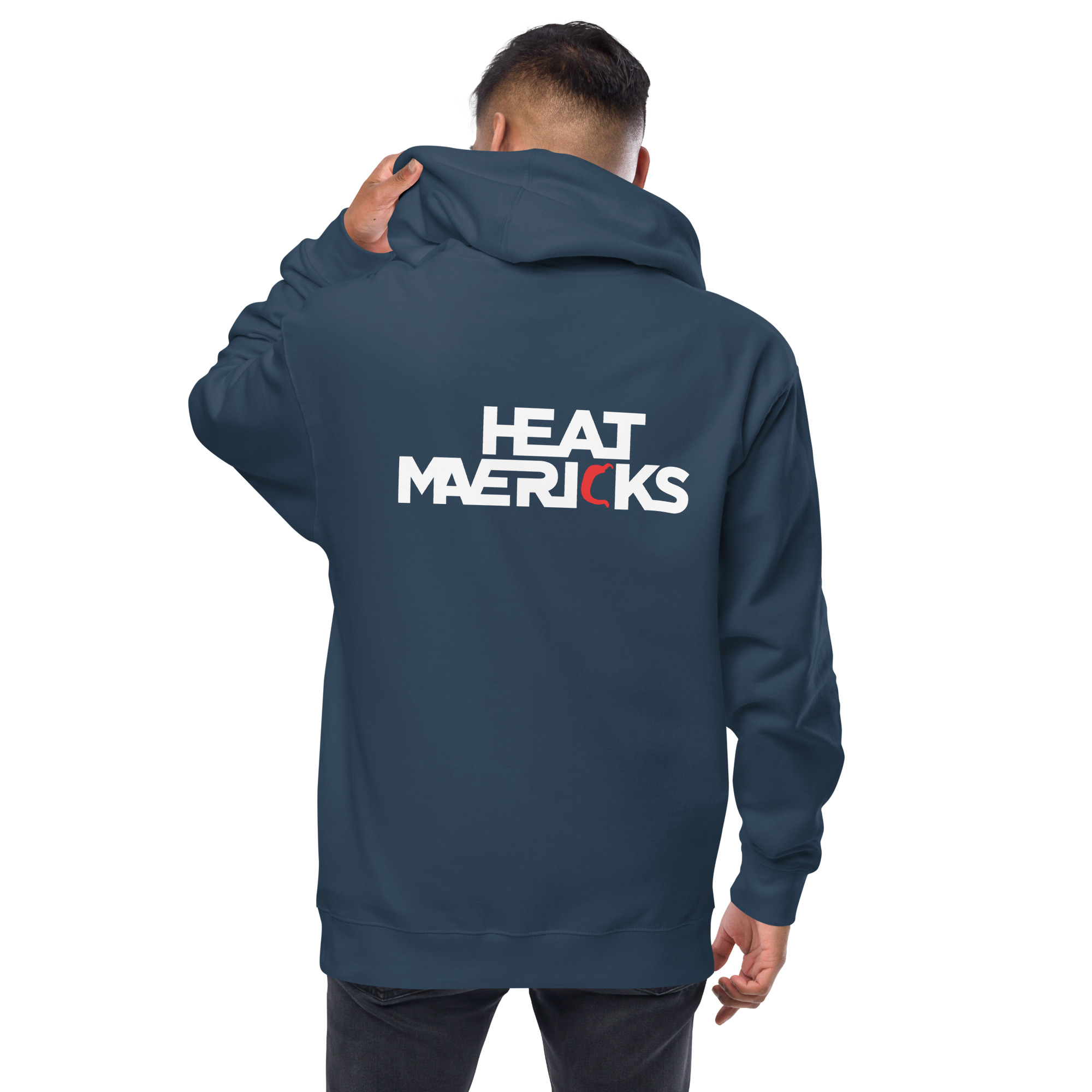Unisex fleece zip up hoodie - Image 9